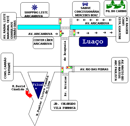 Mapa de Localização da Empresa